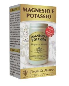 Magnesio e potassio polvere integratore 180 gr 