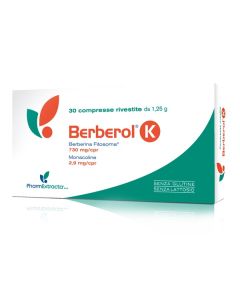 PharmExtracta Berberol K Integratore Apparato Cardiovascolare 30 Compresse 