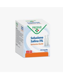 Profar Soluzione ipertonica 3% 20 ampolle **