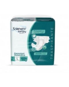 Serenity Soft Dry Sensitive Pannolone mutandina Super taglia L 15 pezzi 